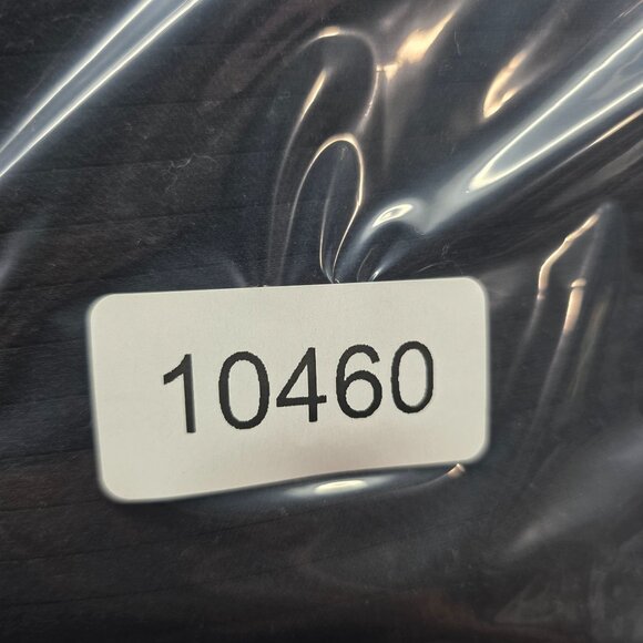 Womens Rebecca Malone Black Henley Shirt Long Sleeve Cotton Polyester Blend L - Picture 6 of 6